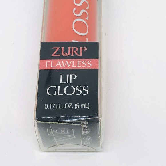 Zuri Flawless Lip Gloss Oh So Orange - Moisturizing, High Shine Beauty Makeup - Picture 8 of 8